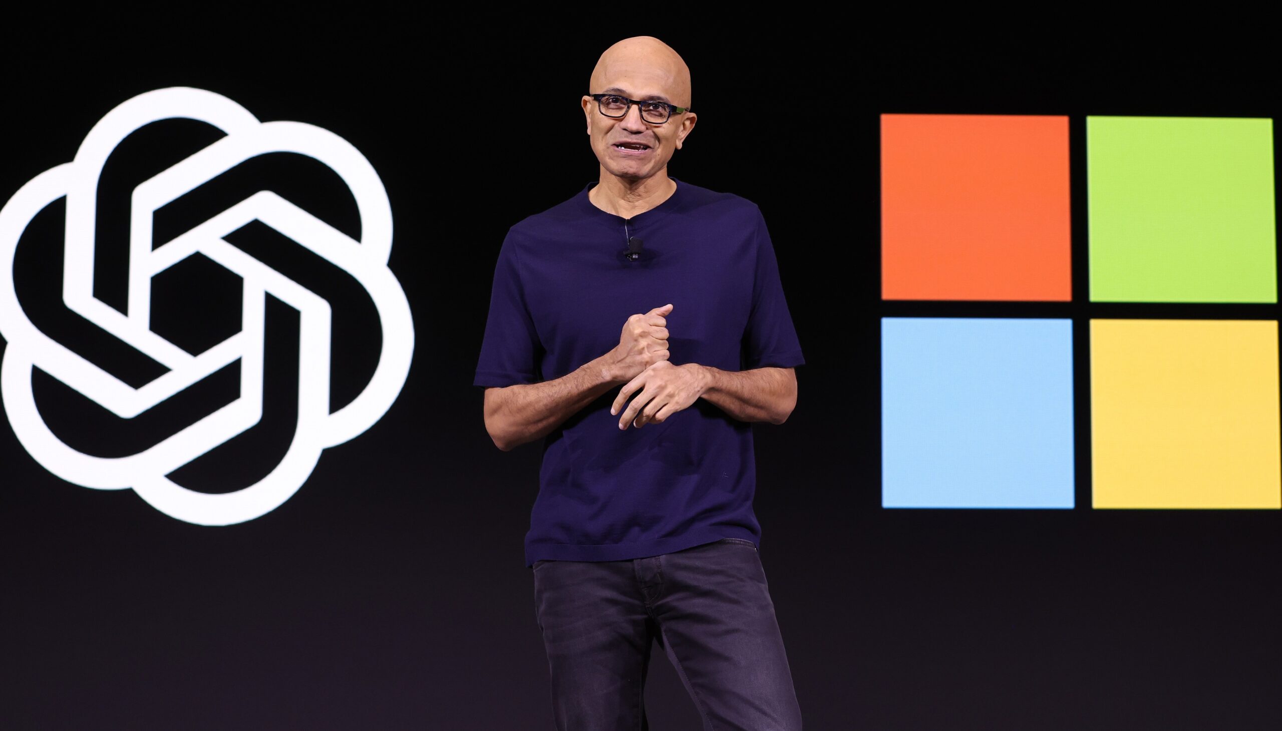 Satya Nadella’s Microsoft has a 49 per cent stake in OpenAI, which could leave it in an uncomfortable position should the Apple alliance go ahead